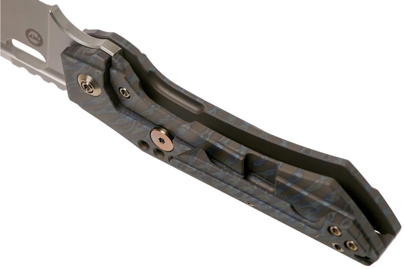 WE Knife Roxi 3 WE19072-3 Tiger Stripe Flamed Titanium zakmes, Todd Knife & Tool design