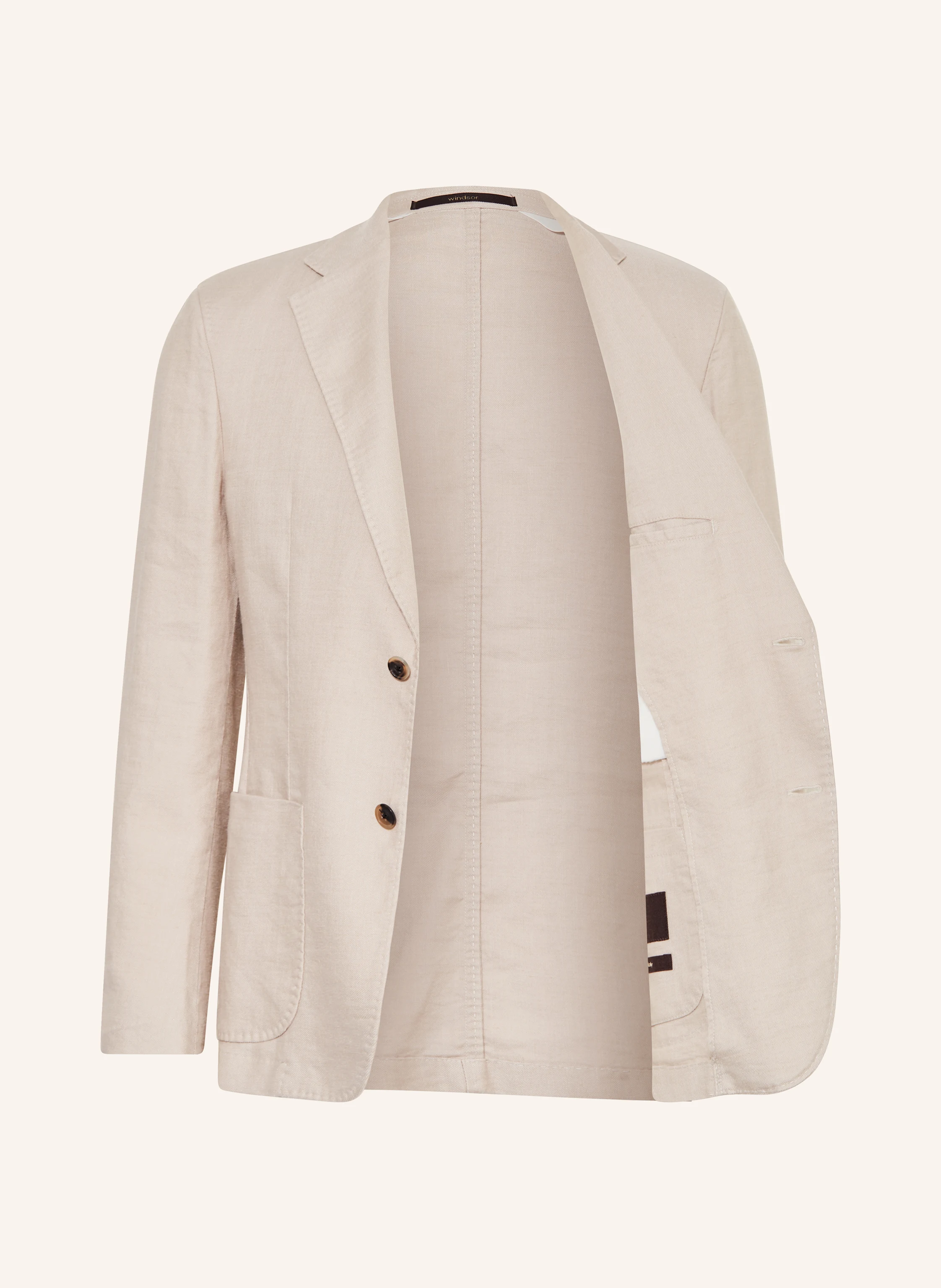 windsor. Anzugsakko GIRO Extra Slim Fit mit Leinen