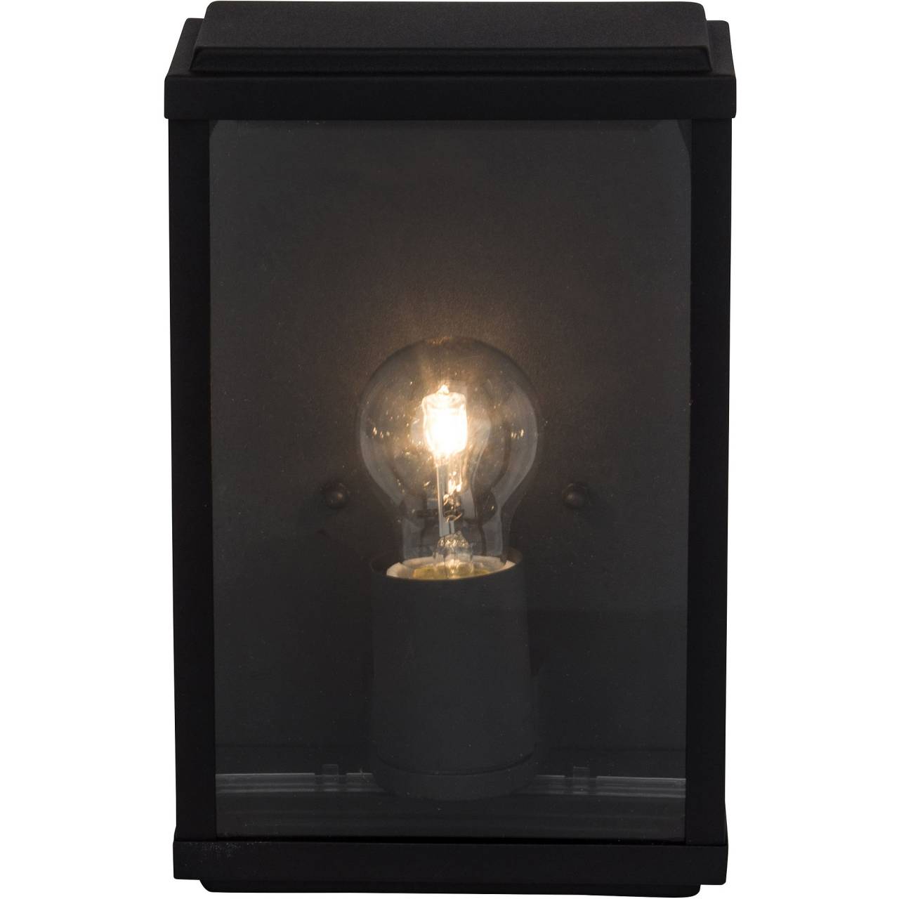 BRILLIANT Lampe Gaia Außenwandleuchte schwarz | 1x A60, E27, 60W, geeignet für Normallampen (nicht enthalten) | IP-Schutzart: 44 - spritzwassergeschützt