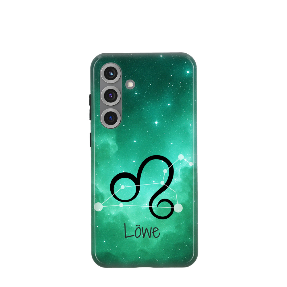 Samsung Galaxy S25 Plus Hybrid (Kunststoff / Gummi) Hülle Löwe 2 - Grün