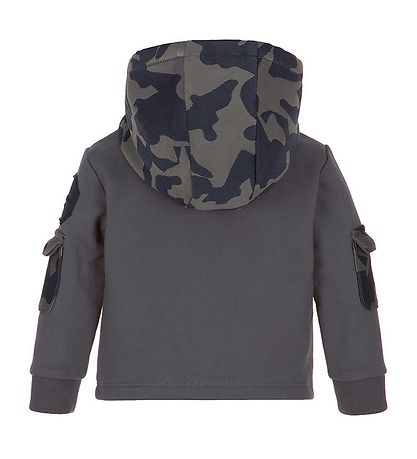 Emporio Armani Sweats?t - KoksGrå m. Camouflage