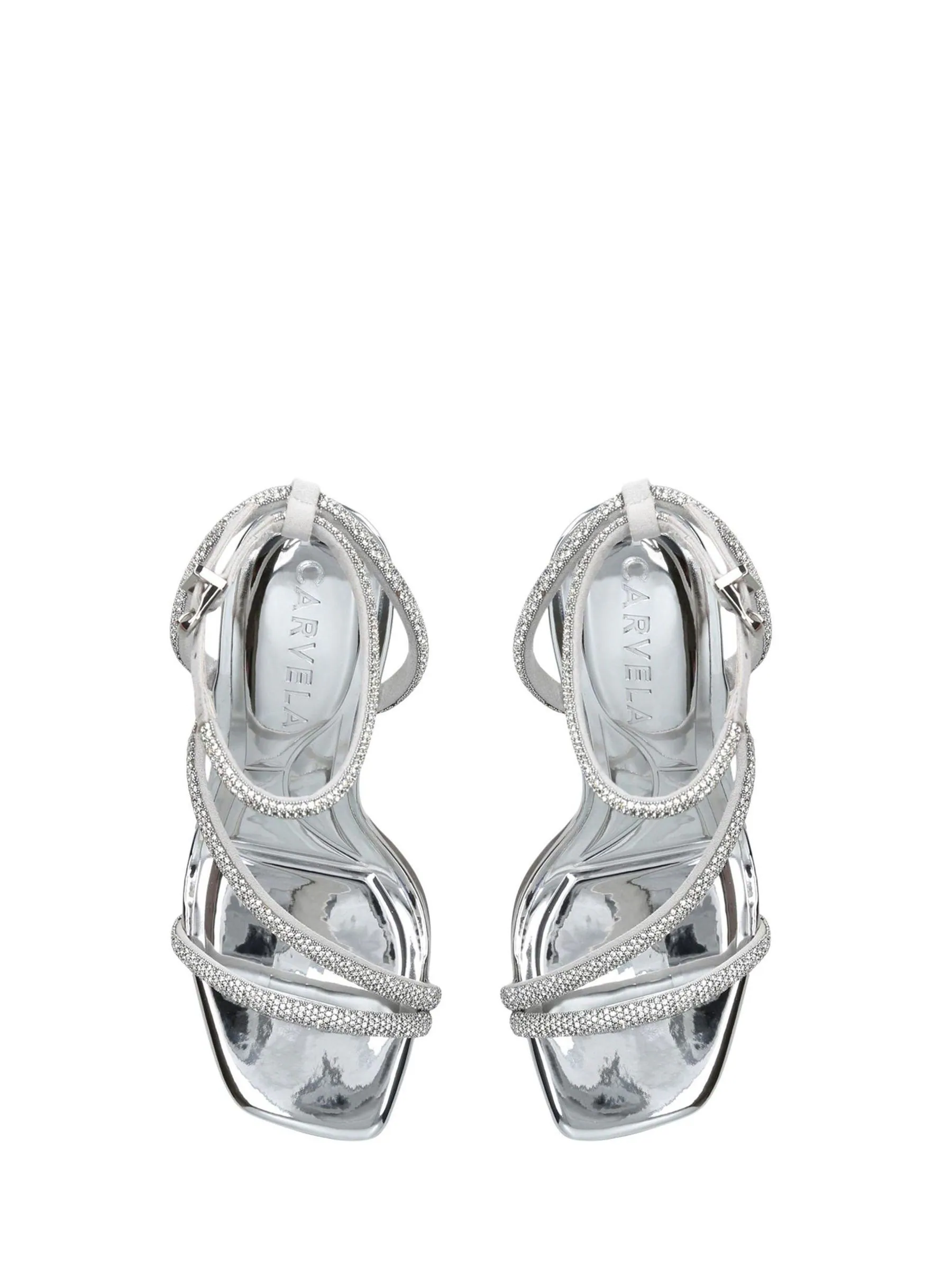 Zilver - Carvela Comfort Pavilion T-Bar Sandals
