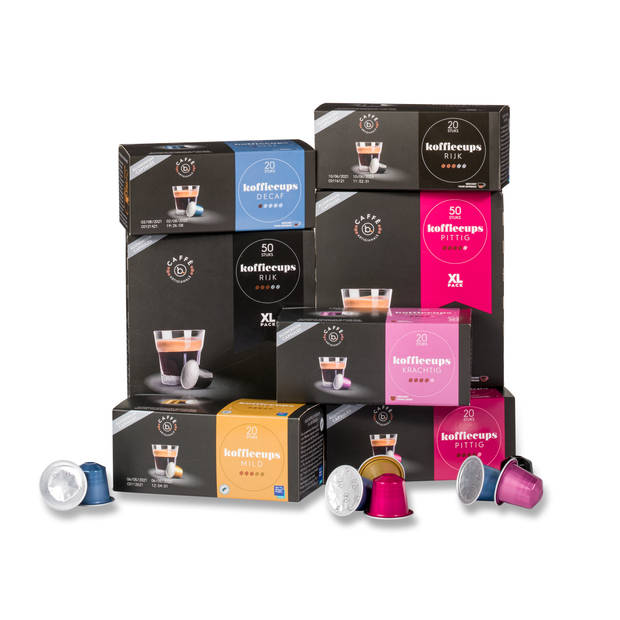 Blokker aluminium koffiecups rijk - 50 stuks