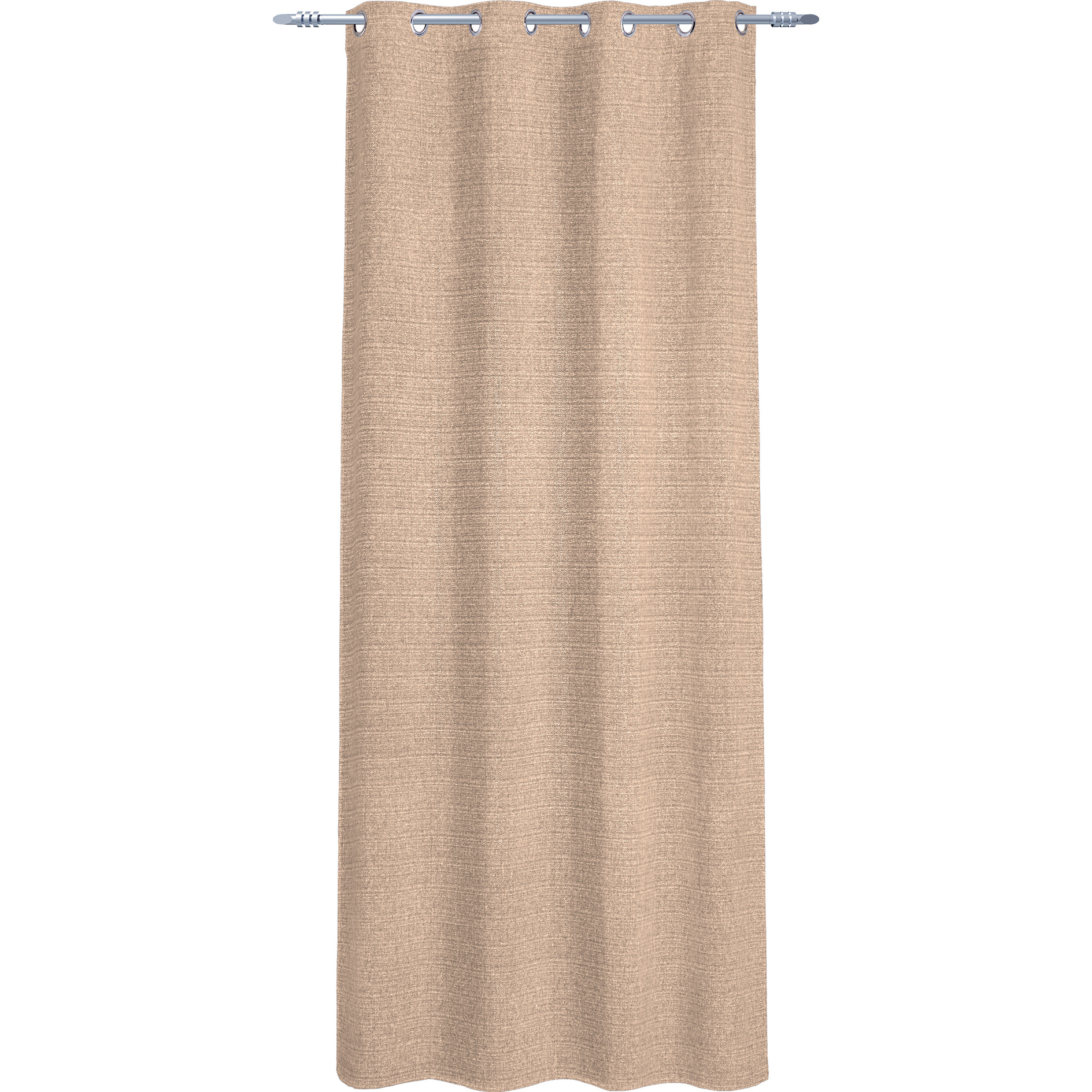 Ösenvorhang - sortierte Farben - 135x245 cm