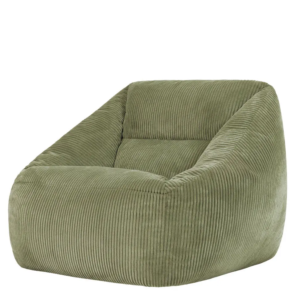 icon Zitzack Natalia - Corduroy Zitzakfauteuil - Saliegroen
