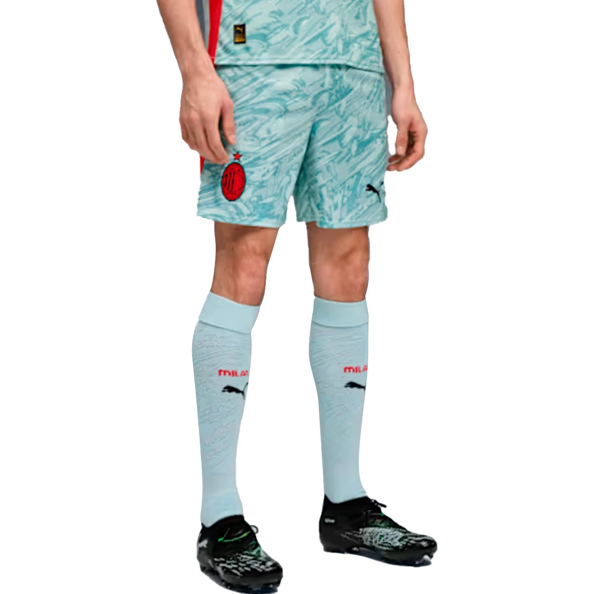 Calções Puma AC Milan Primeiro Equipamento Guarda-redes 2025-2026