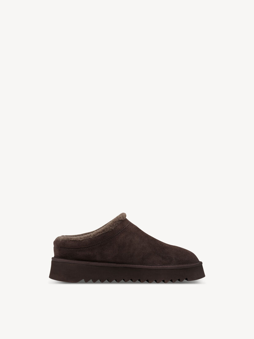 Leren Slipper - bruin