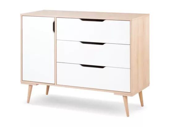 Commode LittleSky by Klups Sofie Hêtre et Blanc