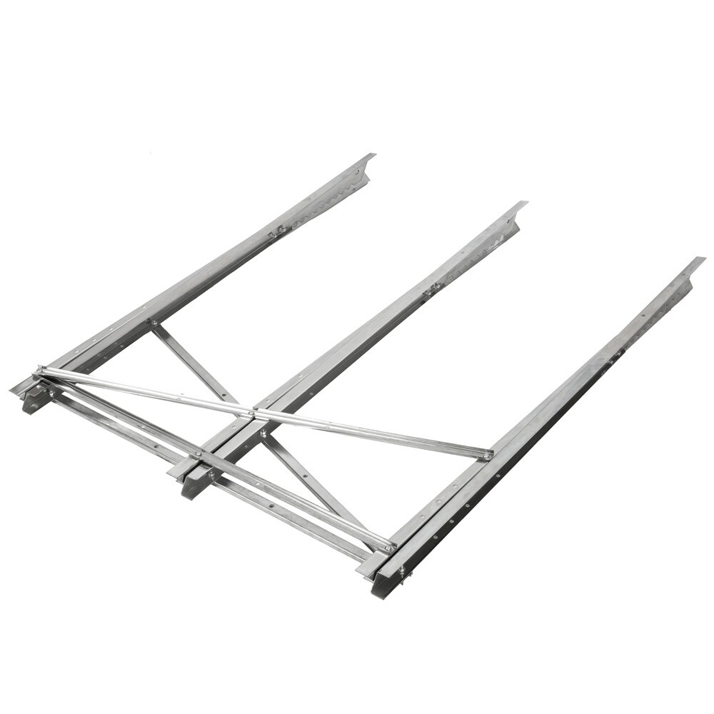 tectake® Holzsägebock, aus verzinktem Stahl mit 3 Stammhaltern, Belastbarkeit 150 kg, 84 x 80 x 80 cm