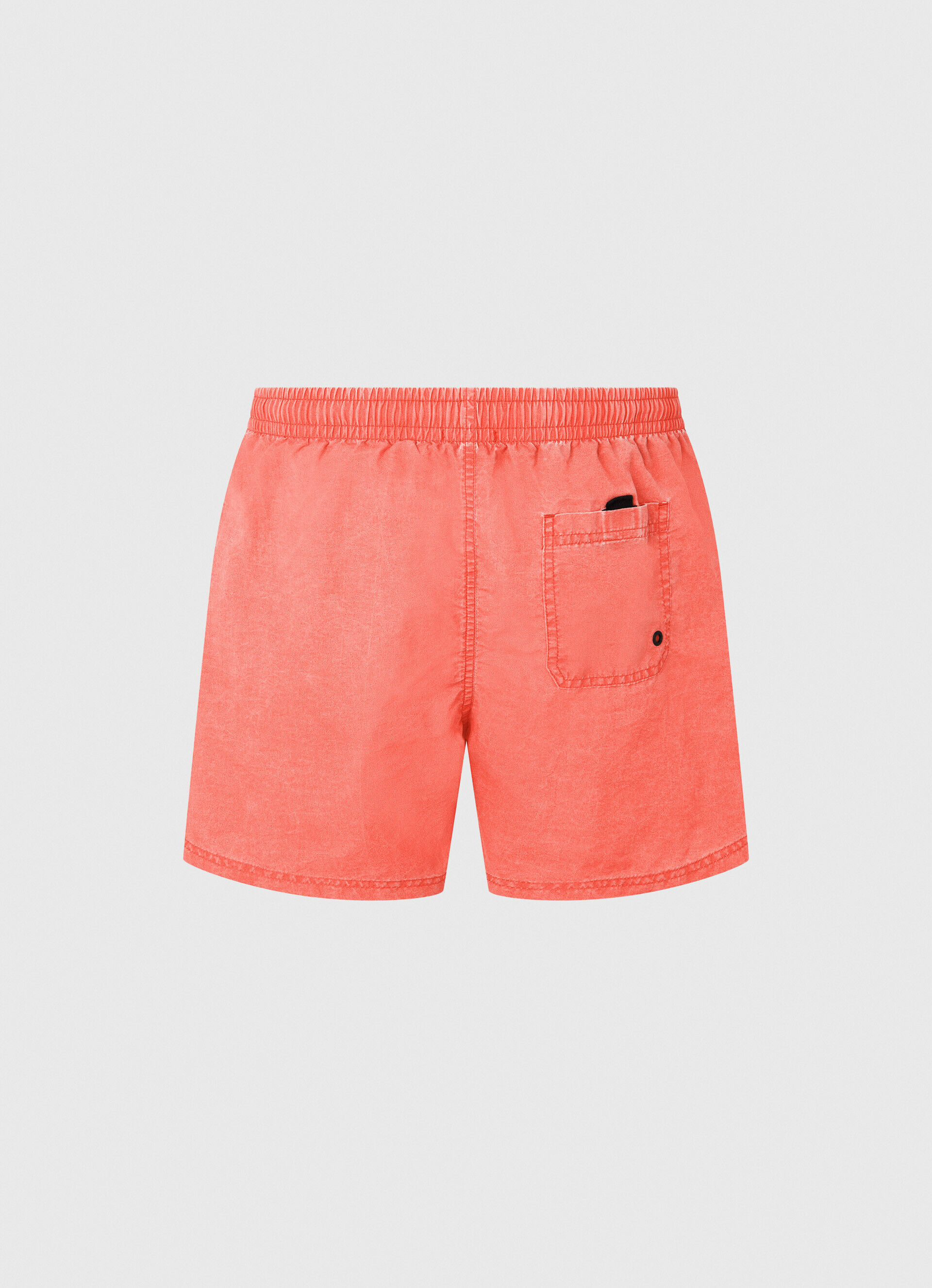 Maiô Fletcher Plain Bermuda - rosa coral