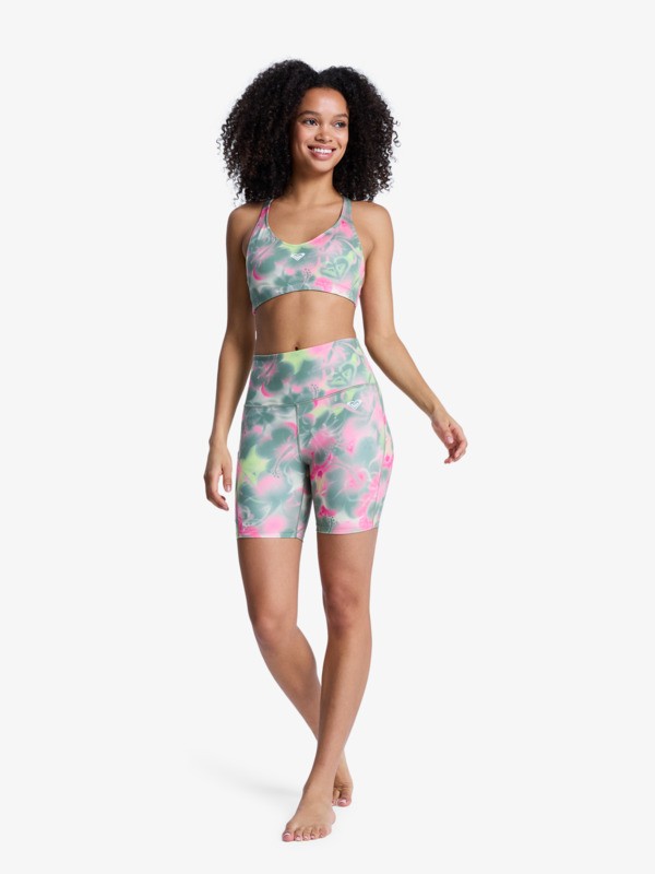 Heart Into It Biker Pt Short Biker de sport Vert Femme