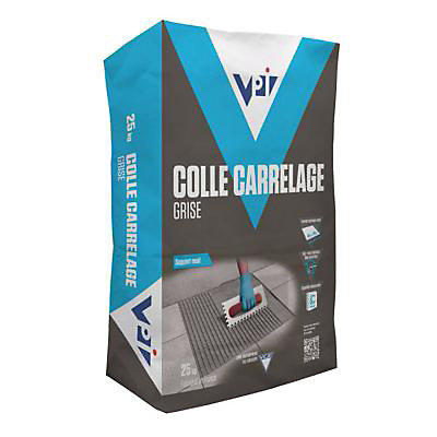 Colle carrelage murs et sols VPI grise 25 kg