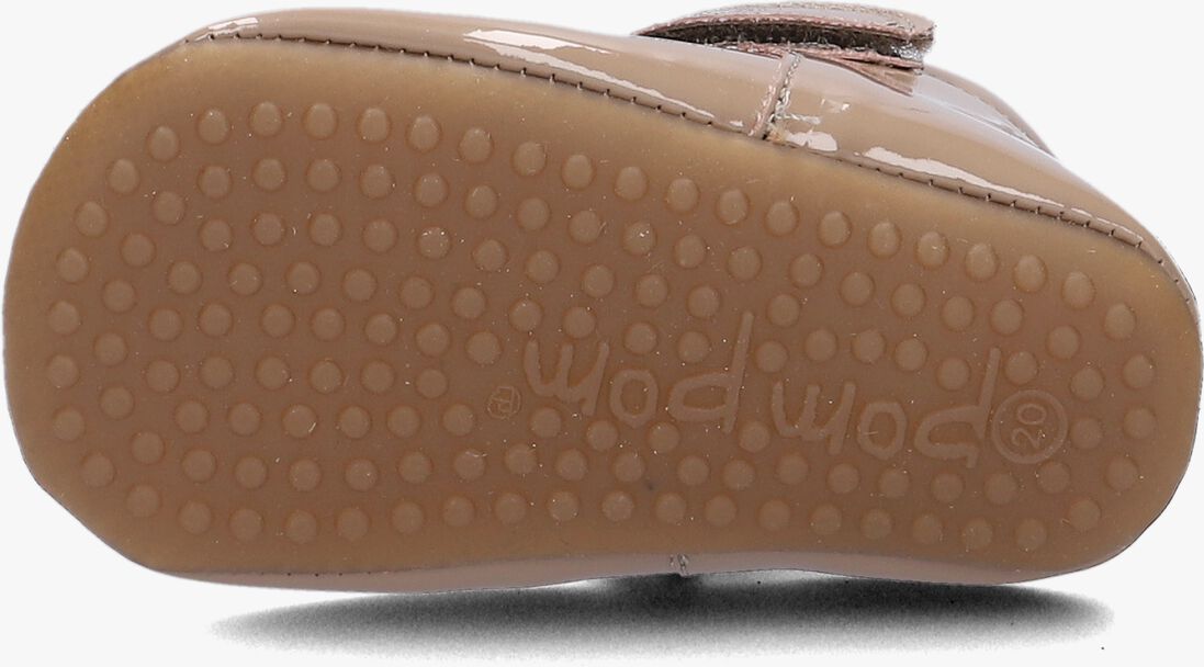 POM POM bruine pom pom babyschoenen 1003