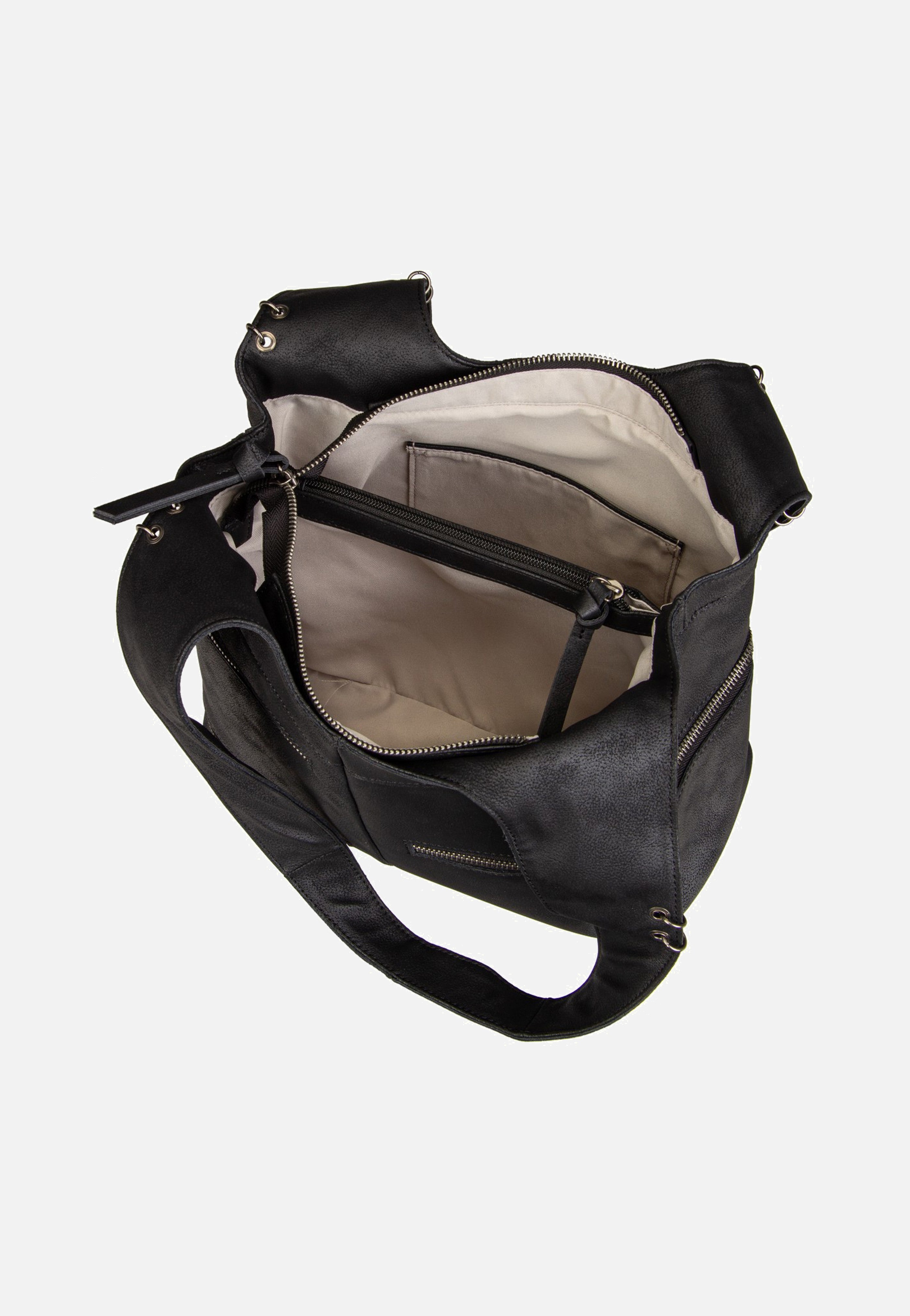 Rebel At Heart Hobo Black - Hobo Bag
