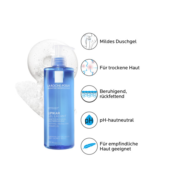 La Roche-Posay Lipikar Gel Lavant Gel Fl 400 ml