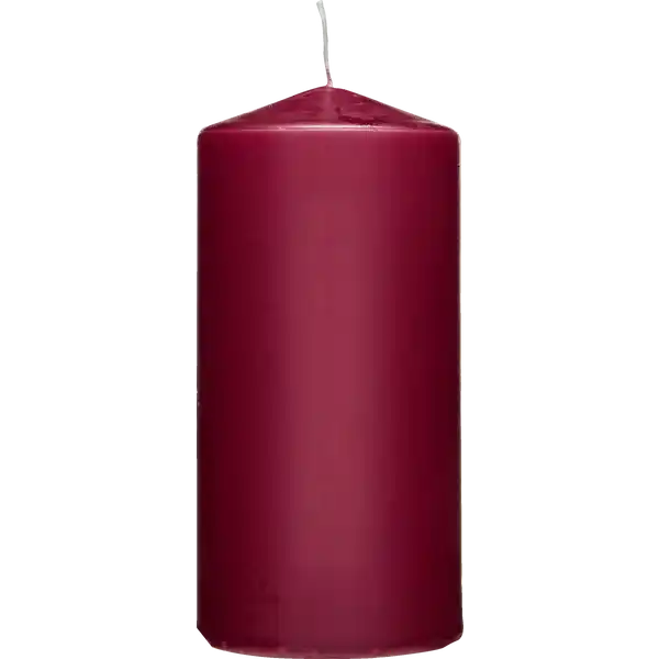 Stumpenkerze Bordeaux 120 / 60mm