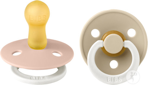 Bibs Colour Night Collection Tétines 6-18 Mois Taille 2 Vanilla Blush 2 Pièces