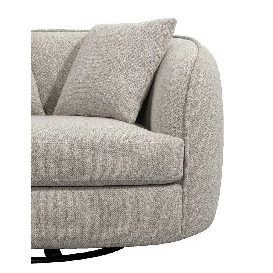 Draaibare Loveseat Enzio - stof Sirena - greige