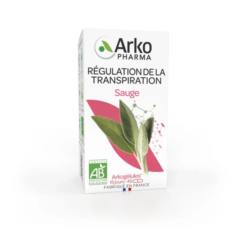 Arkogélules BIO Sauge - Arkopharma - 45 Gélules