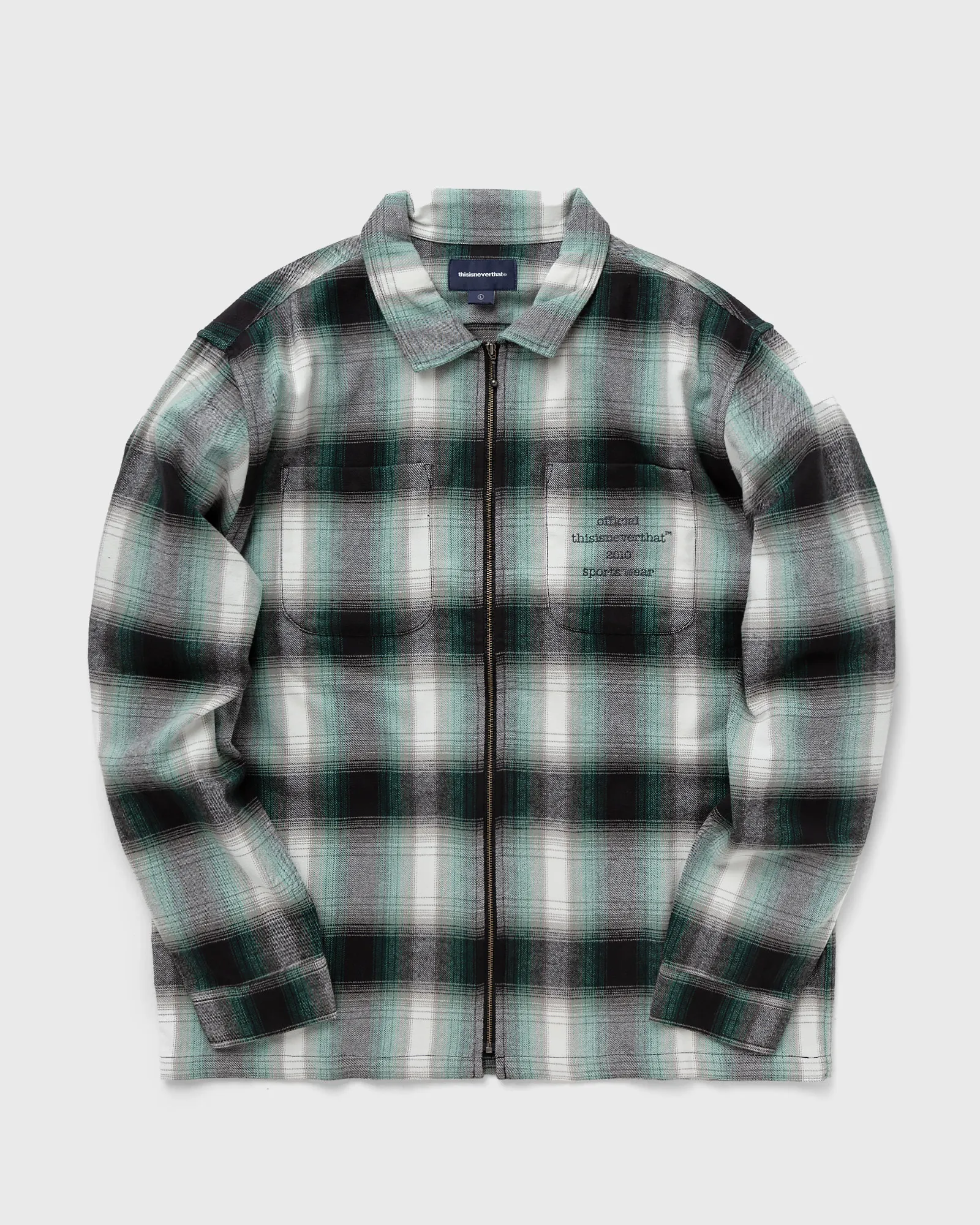 thisisneverthat Flannel Zip Shirt