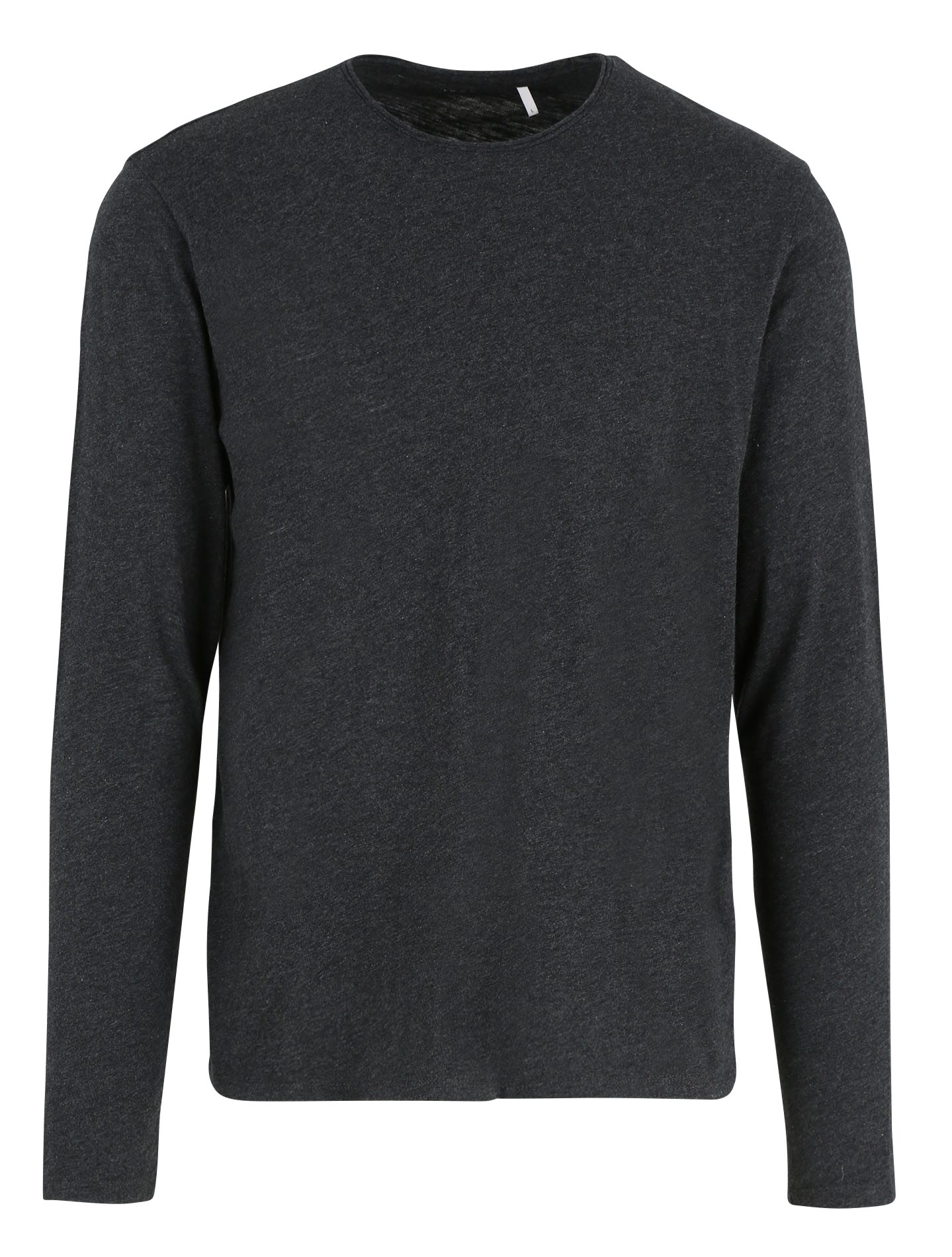 Tee-shirt col rond en coton| Gris