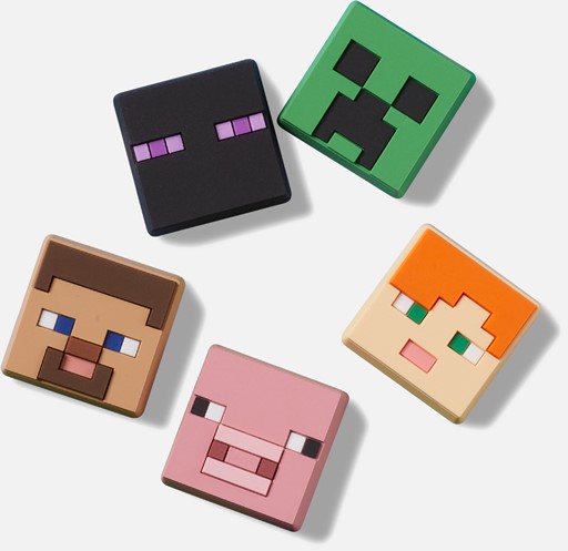 Crocs Jibbitz Minecraft Charms 5-pack