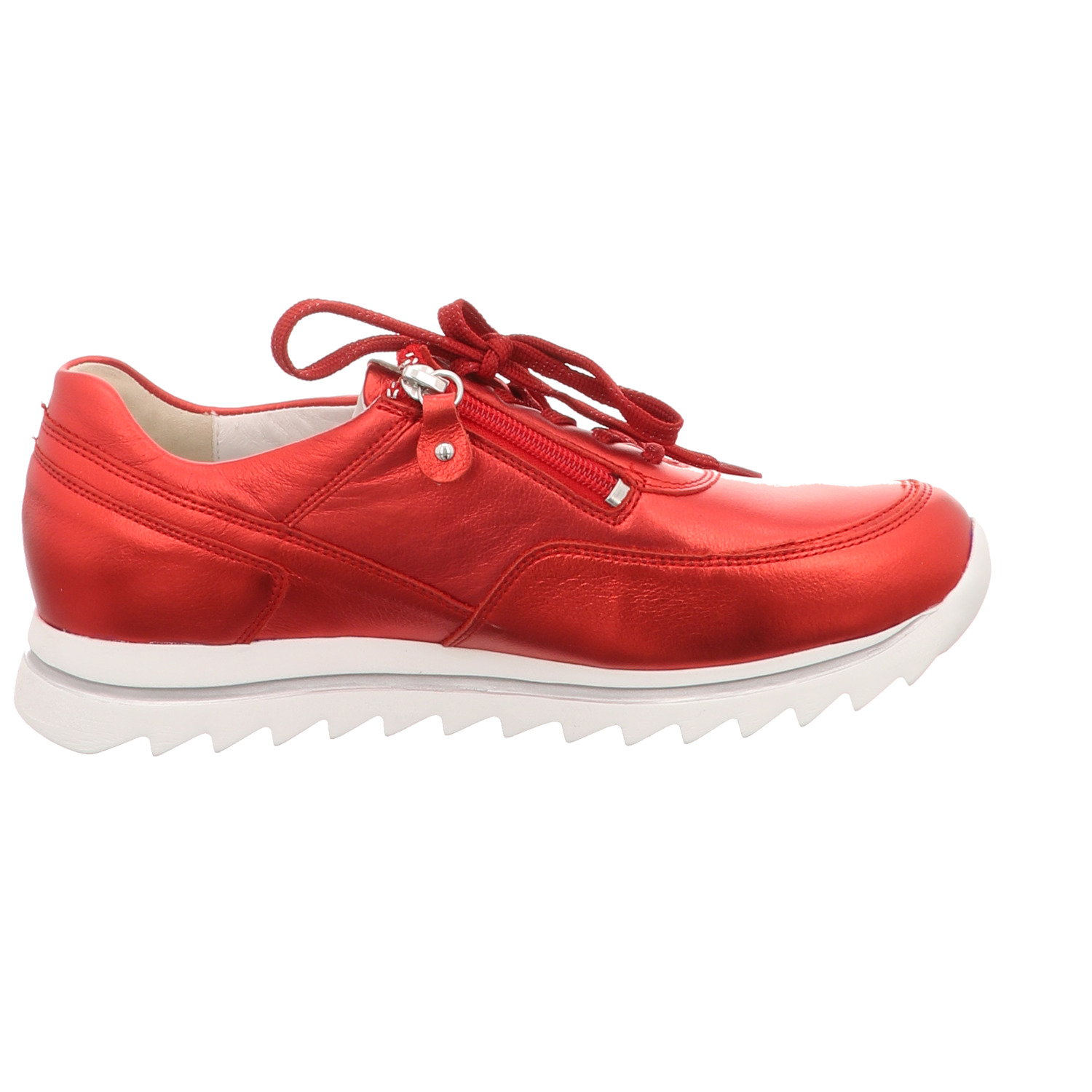Waldläufer Schnürhalbschuh rot