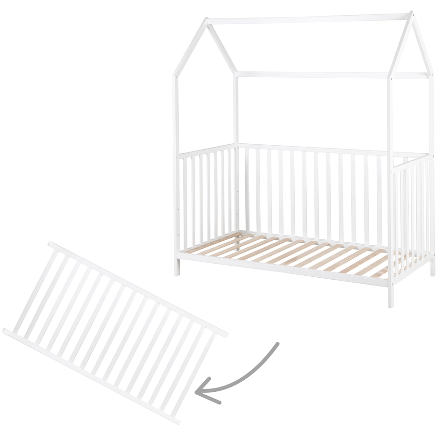 kindsgard Hausbett lillehus 70 x 140 cm weiß