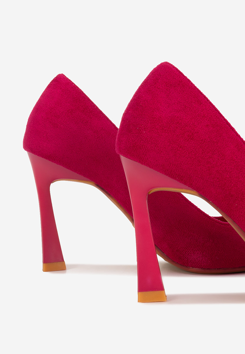 Chaussures à talon fin roses Cenia