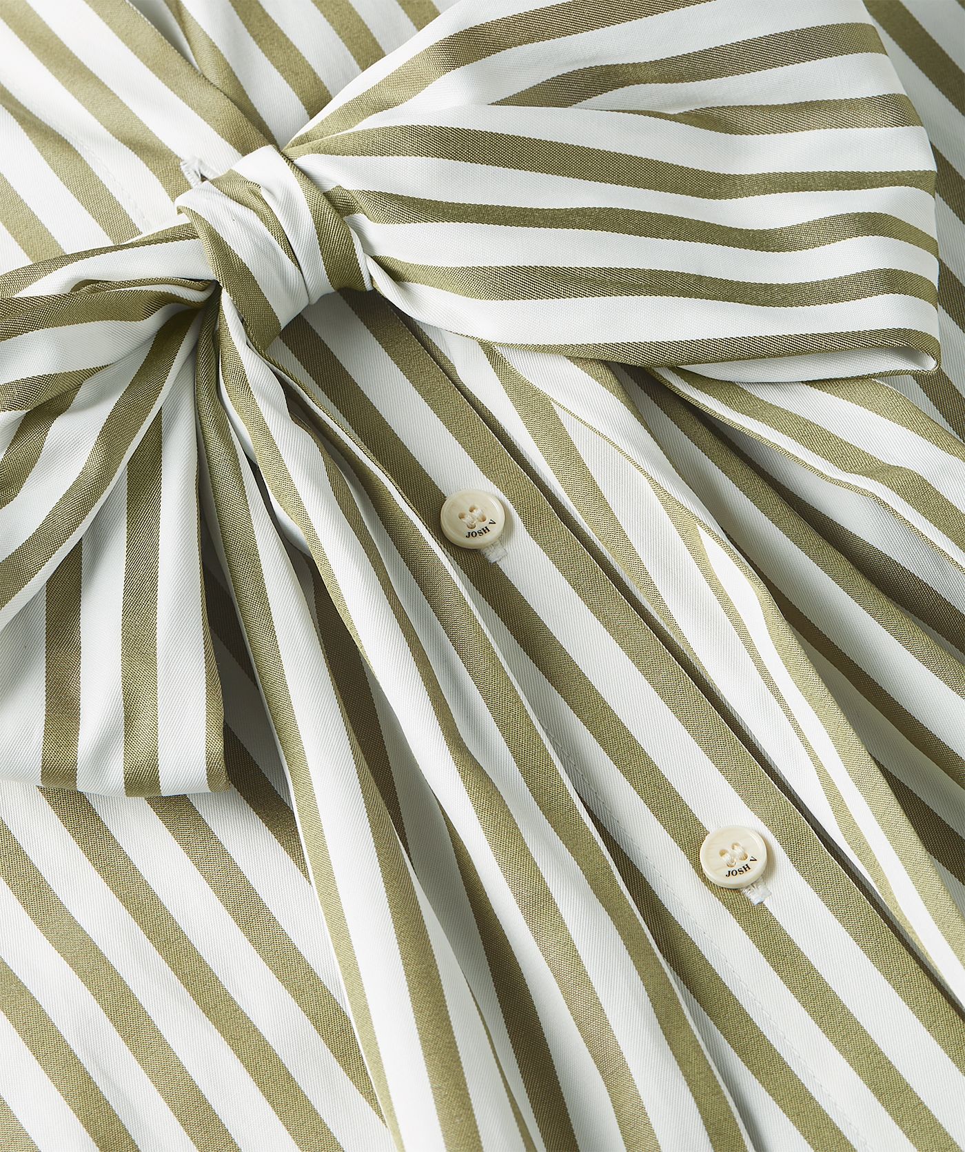 JV-CATO oversized blousejurk met strepen - dark pistachio stripe