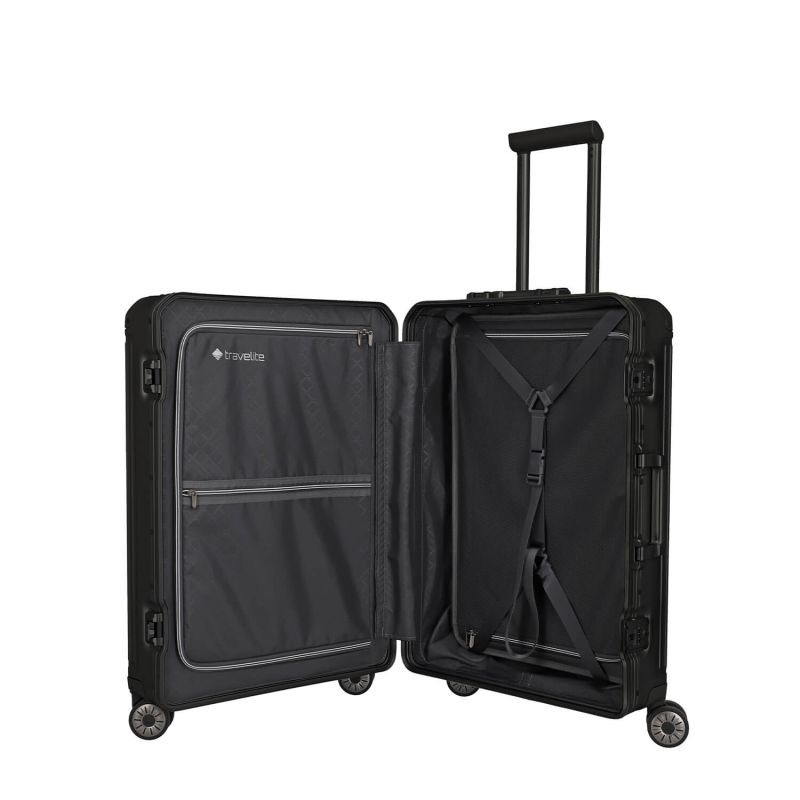 Valise rigide Next Aluminium 67 cm Noir