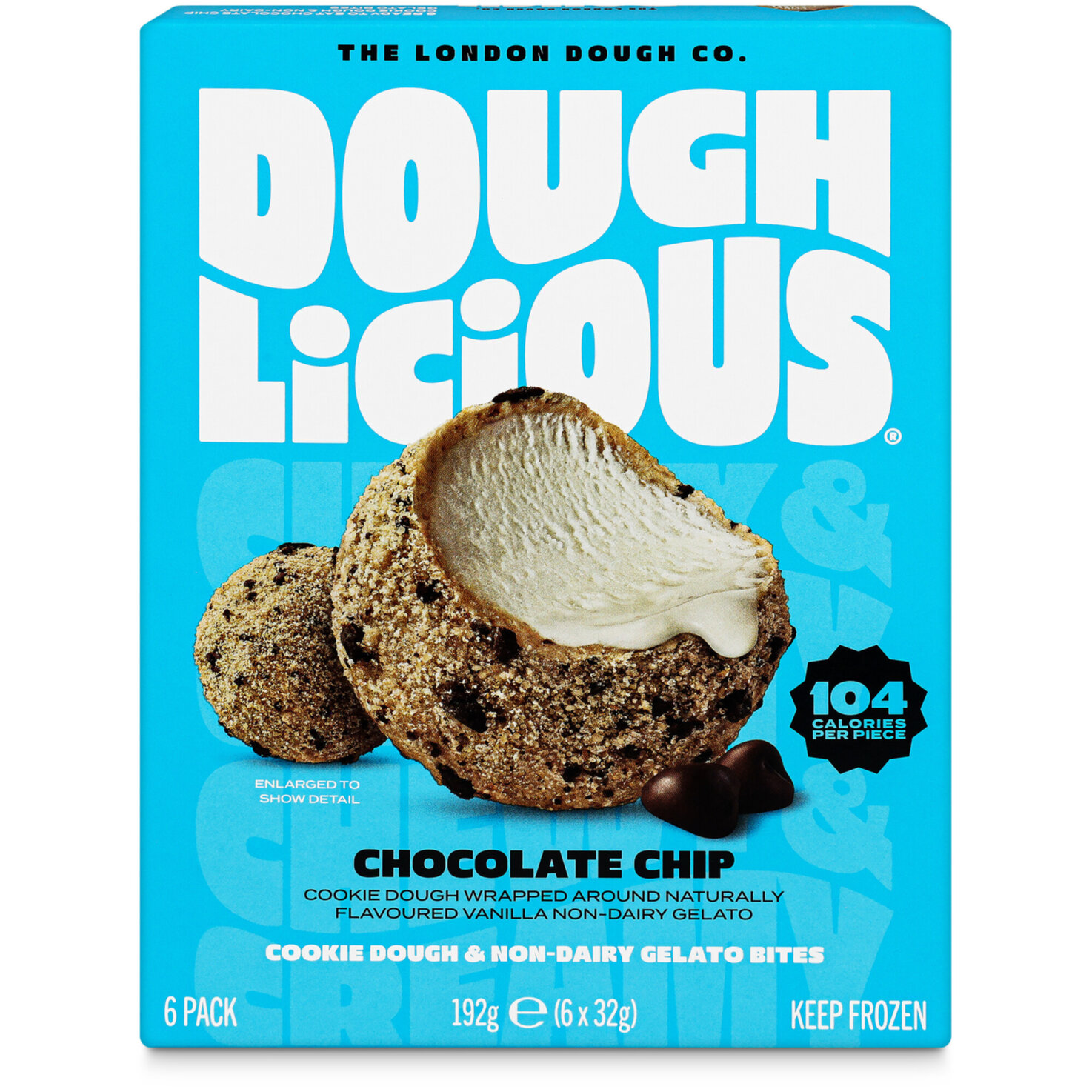 Doughlicious Choco Chip 6x32g