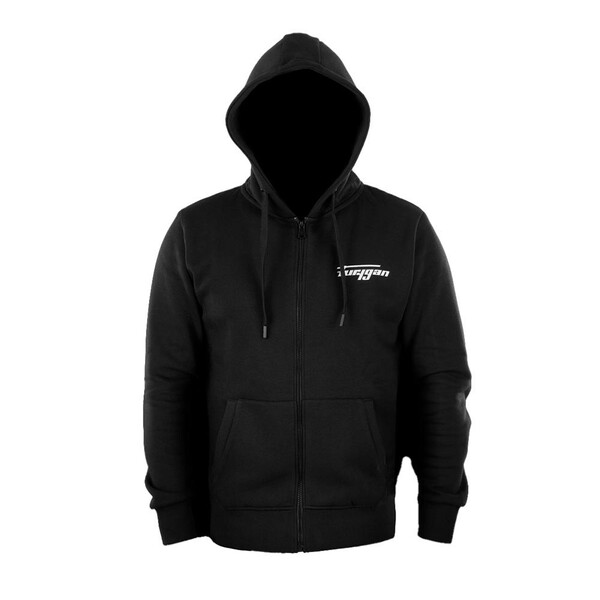 Furygan - Sweat zippé à capuche Corpo Noir / Blanc