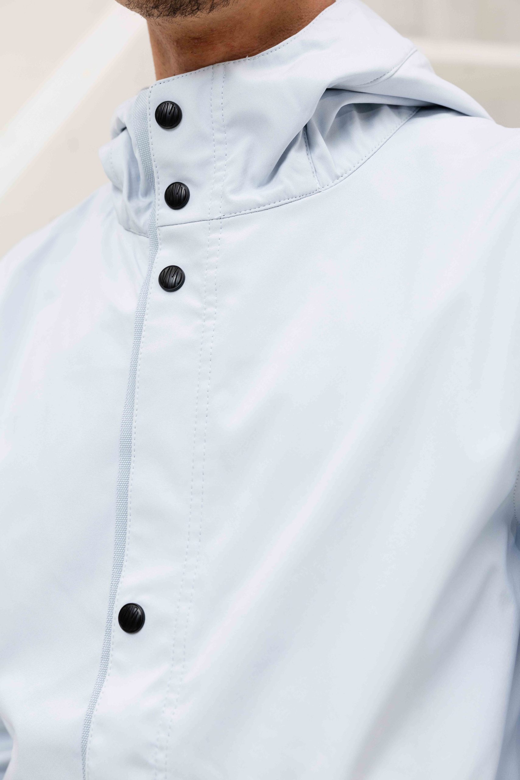 Malelions Placket Softshell Jas Heren Lichtblauw