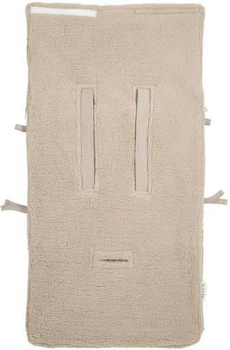 Meyco - Baby Teddy Voetenzak - Sand - Zachte Teddy Stof