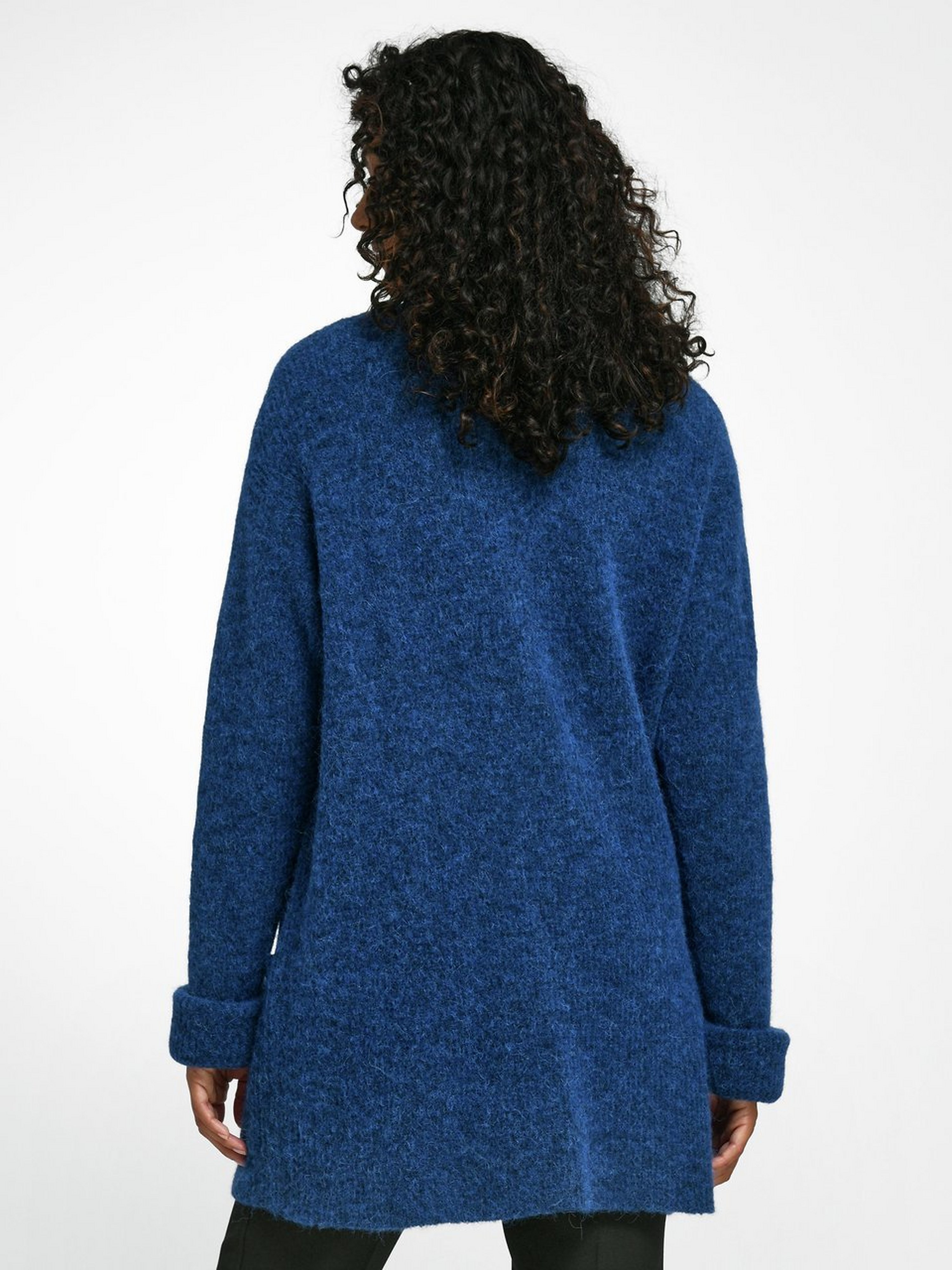 Strickjacke mit überschnittener Schulter