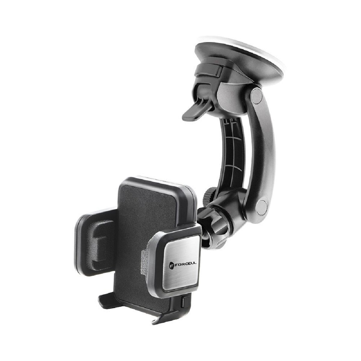 GSM (CHROM III) Autohalterung + Bogen (15cm) KFZ-Halterung