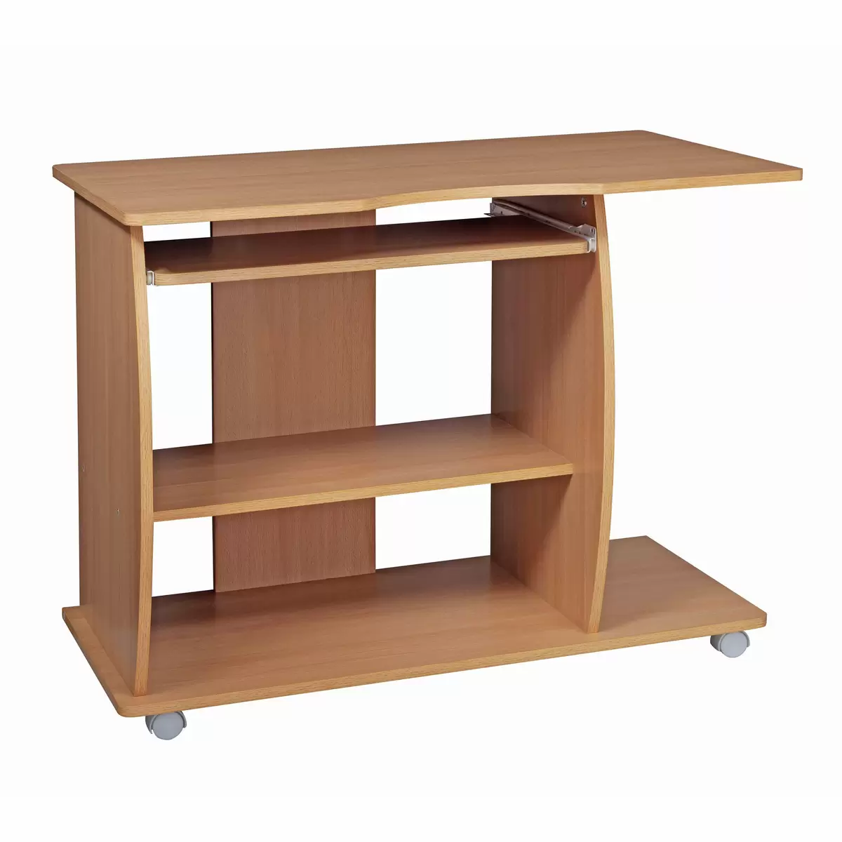 Schreibtisch Cadiz Buche,weiss