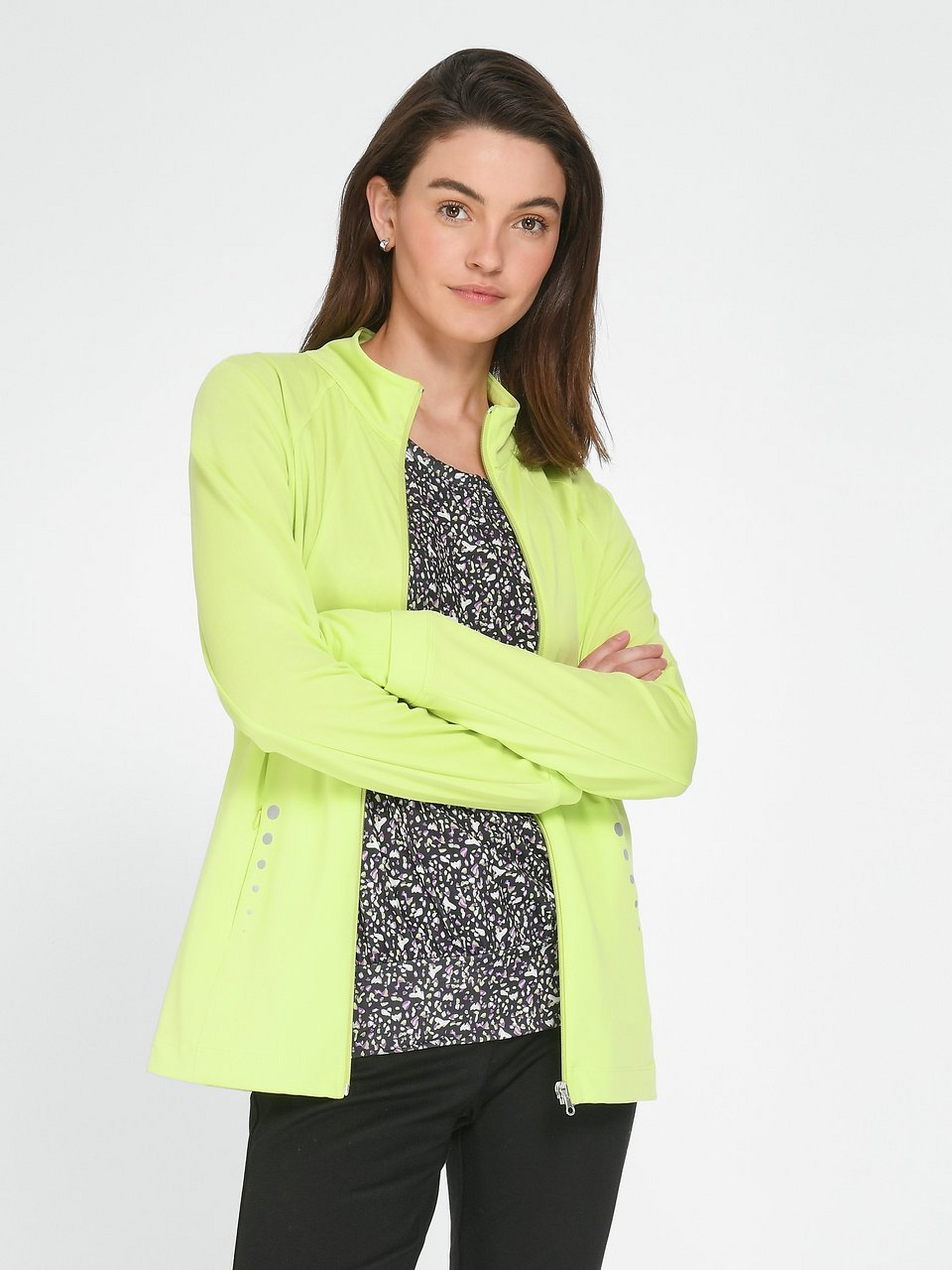 Jacke mit Stehkragen