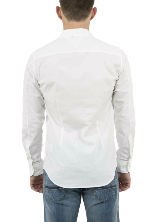 Chemise tommy jeans dm0dm04405 100 classic white