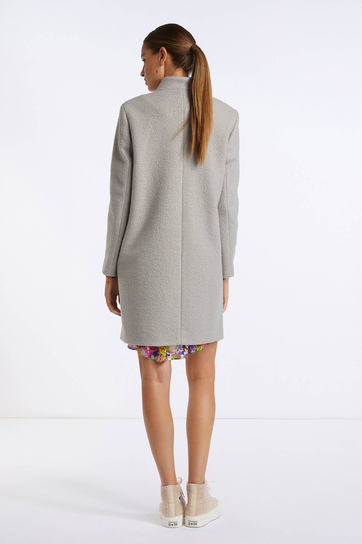 Rich & Royal| Damen Webpelzmantel
