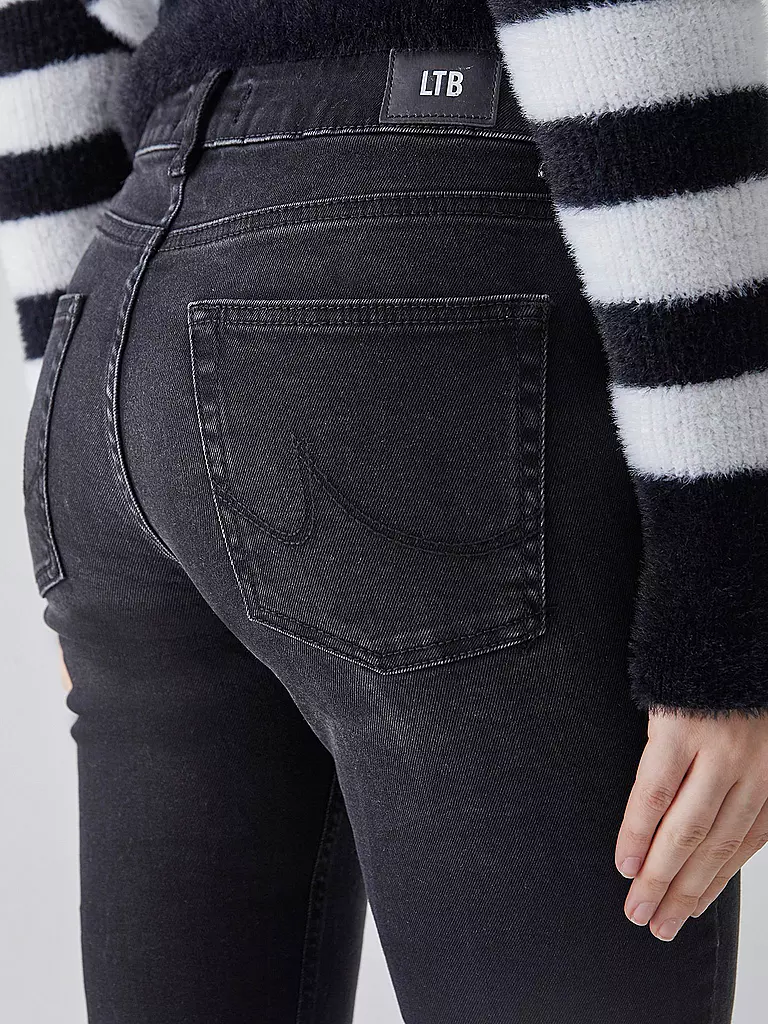 LTB JEANS Jeans Flared Fit FALLON schwarz