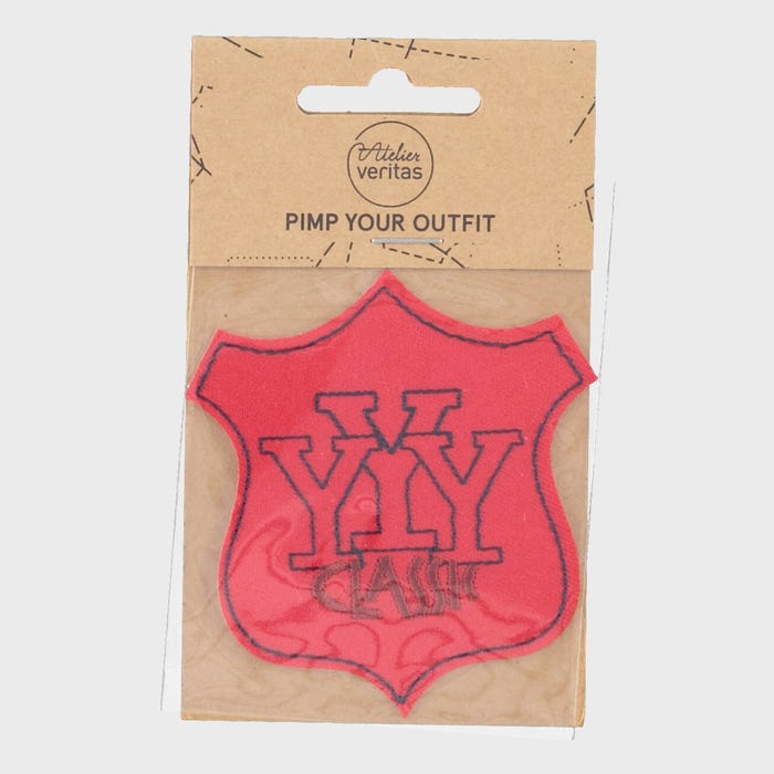 Atelier Veritas-Patch met schild 7,2x7,8cm