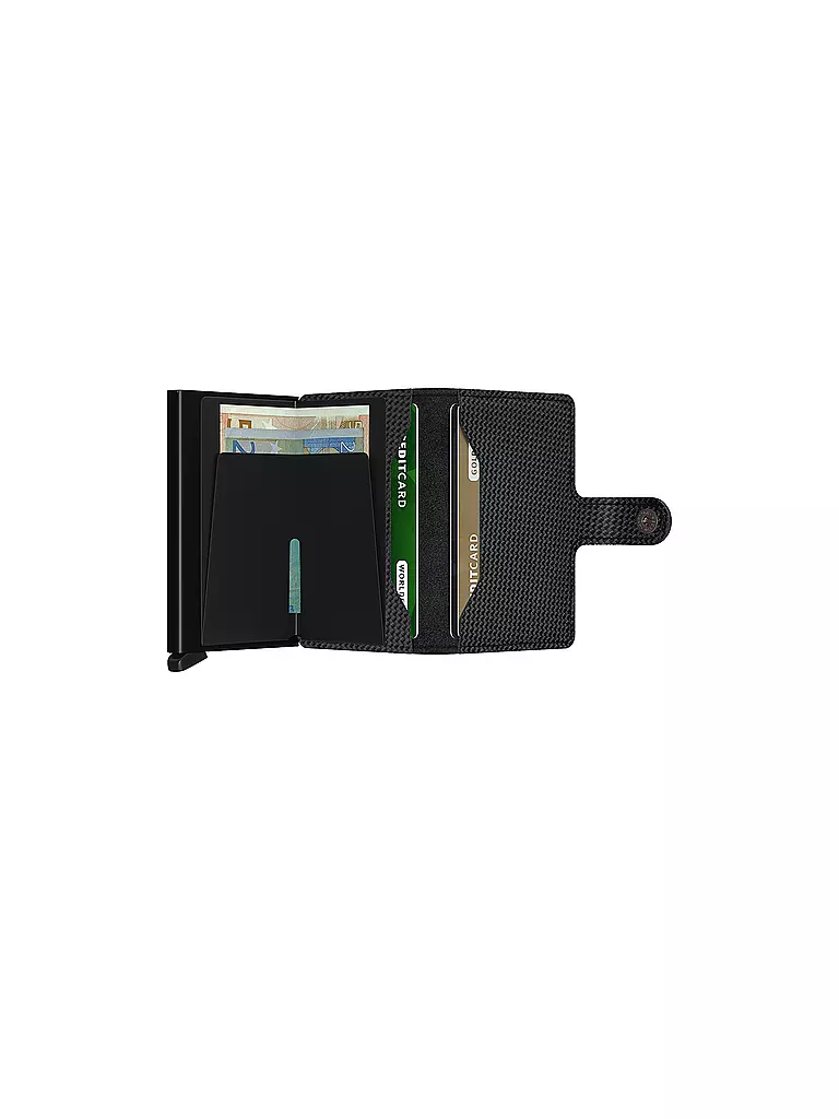 SECRID Geldbörse - Miniwallet Carbon Black schwarz
