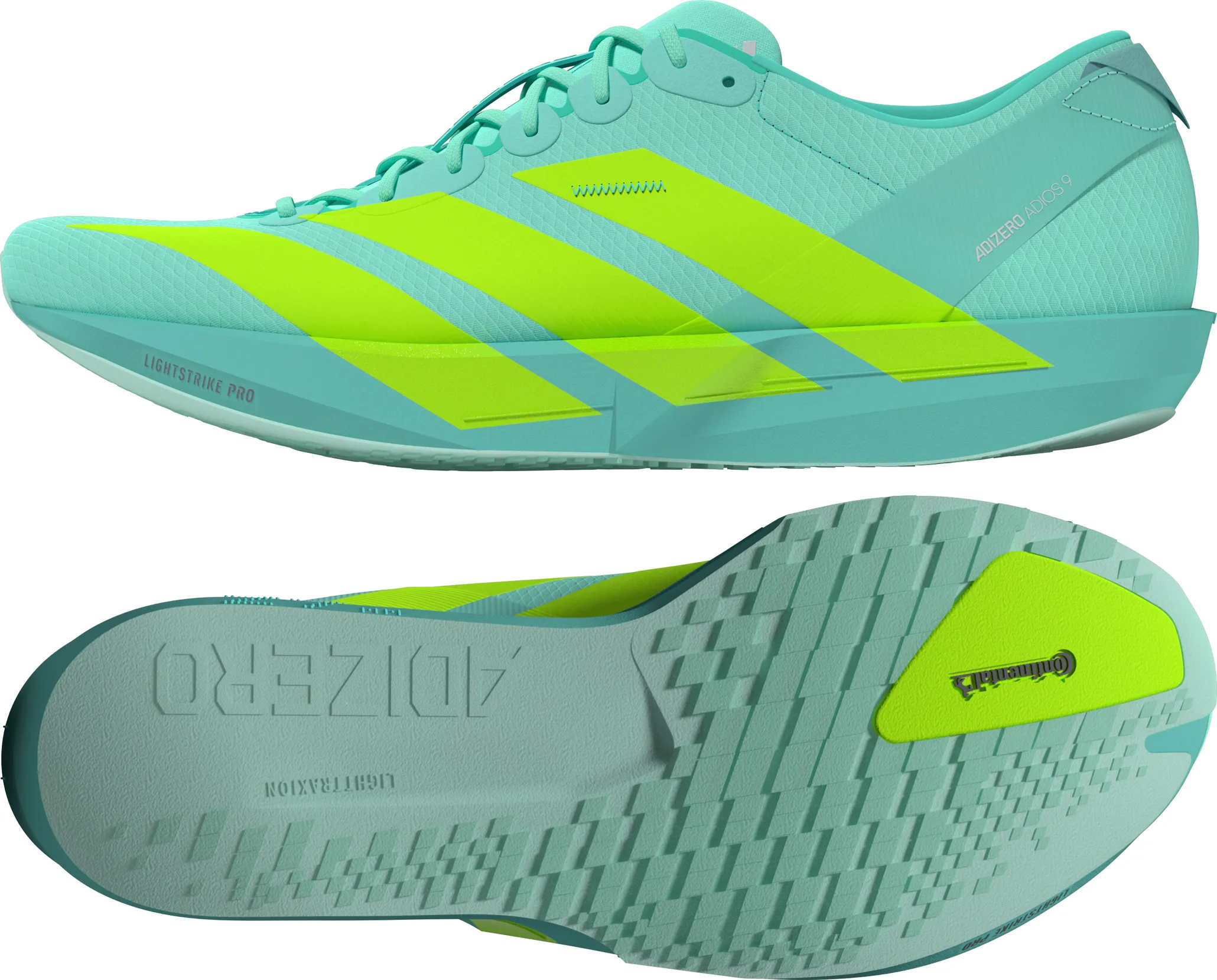 Adidas Men's Adizero Adios 9 Flaaqu/luclem/zeromt