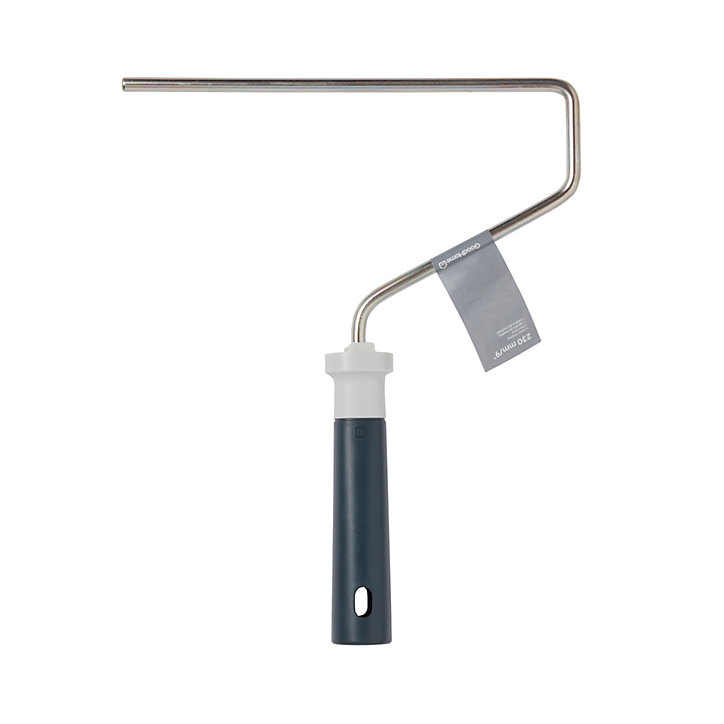 Monture pour rouleau GoodHome acier gris L.230 xØ.8 mm