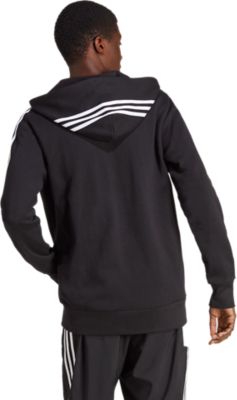 Adidas SportswearEssentials French Terry 3-Stripes Hoody - schwarz