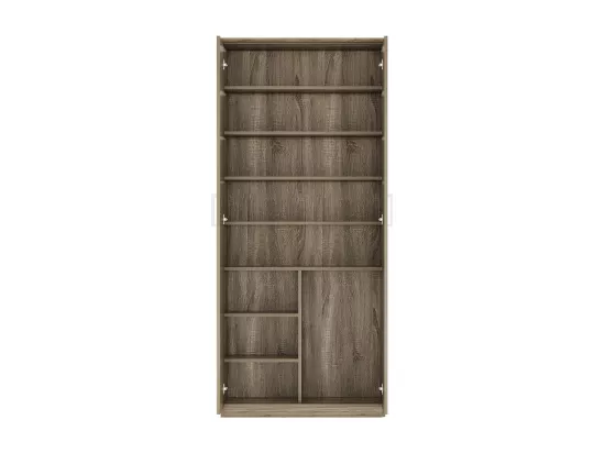 Meuble à chaussure XL collectionTOM, 2 portes coloris chêne clair