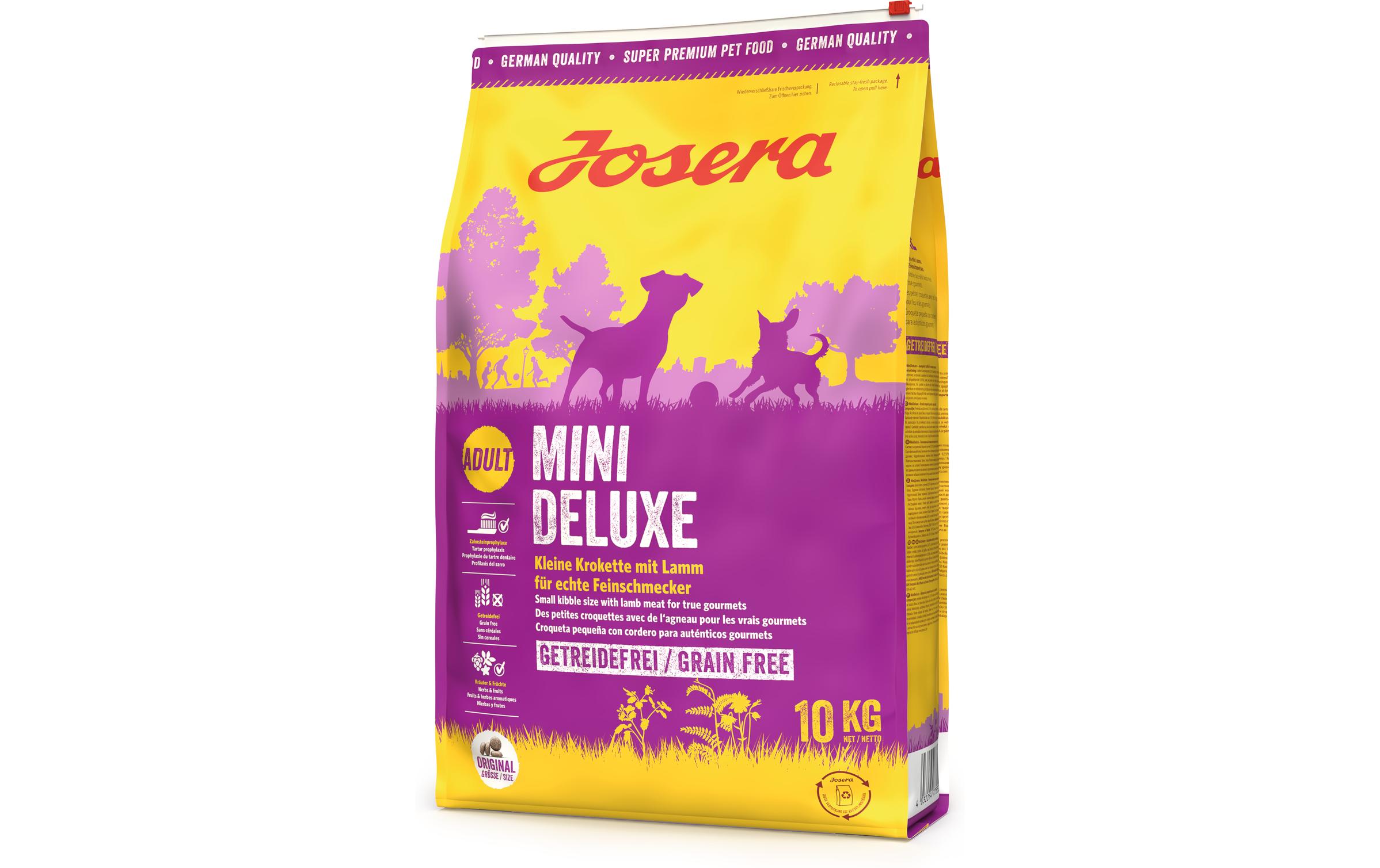 Trockenfutter MiniDeluxe, Small Dogs, 10 kgAlleinfuttermittel für ausgewachsene Hunde kleiner Rassen