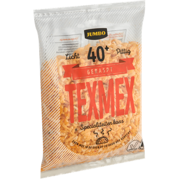 Jumbo Geraspte Texmex Kaas 40+ 150 g